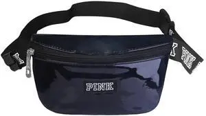 Fresh Fab Finds Womens Shiny Leather Waist Belt Bag for Travel, Running, Cycling - Black - One size Fresh Fab Finds Womens Shiny Leather Waist Belt Bag for Travel, Running, Cycling - Black - One size