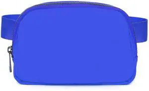 Fresh Fab Finds Unisex Sport Fanny Pack Waist Belt Chest Bag for Travel, Beach, Concerts - Navy Blue - One size