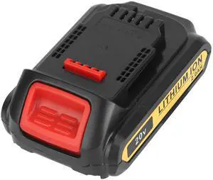 Fresh Fab Finds 20V Replacement Battery Compatible with Dewalt DCB206 DCB205 DCB200 Series - Black - One size