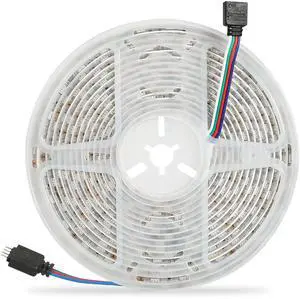 Fresh Fab Finds 16.4FT RGB LED Strip Lights 300 LEDs Waterproof Music Sync Smart WiFi Alexa Google - Gray - One Size