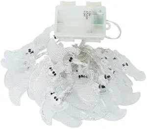 Fresh Fab Finds Halloween Ghost LED String Lights 30 LEDs 9.8ft Festival Party Decor - White - One size Fresh Fab Finds Halloween Ghost LED String Lights 30 LEDs 9.8ft Festival Party Decor - White - One size