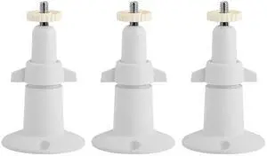 Fresh Fab Finds 3-Pack Security Camera Wall Mount for Arlo, 360° Adjustable - White - One size