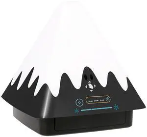 Fresh Fab Finds 8-Color Touch Night Light, 6-Level Dimmable, Timer Lamp for Bedroom, Office, Camping - Black - One size