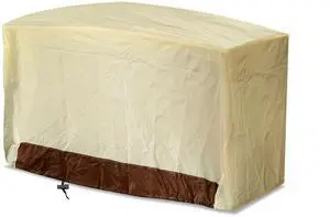 Fresh Fab Finds 210D Waterproof BBQ Grill Cover Windproof Dustproof - Brown - 70 in