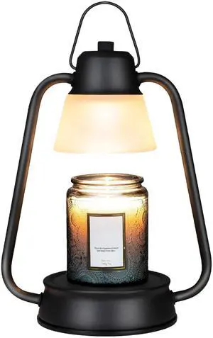 Fresh Fab Finds Electric Wax Melt Warmer Lamp w/ Hook & 2 Bulbs - Black - One size Fresh Fab Finds Electric Wax Melt Warmer Lamp w/ Hook & 2 Bulbs - Black - One size