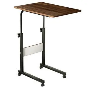 Fresh Fab Finds Slim C Side Table Laptop Snack Table for Couch - Brown - 60 x 40cm Fresh Fab Finds Slim C Side Table Laptop Snack Table for Couch - Brown - 60 x 40cm