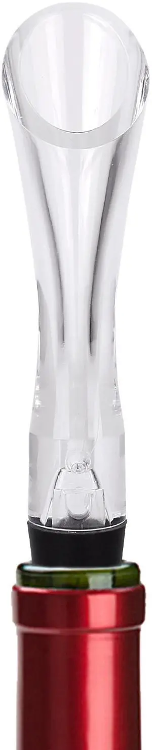 Fresh Fab Finds Wine Aerator Pourer Spout In-Bottle Drip Stopper - White - One Size