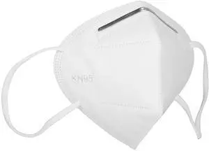 Fresh Fab Finds 10Pcs KN95 Disposable Face Masks FFP2 Soft Protective Masks 95% Filtration - White - One size