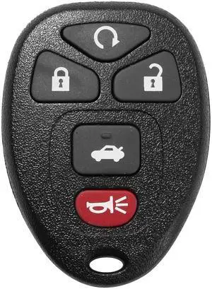 Fresh Fab Finds 2 Key Fob Case Pad for 20042010 Chevy Malibu KOBGT04A Replacement - Black One size