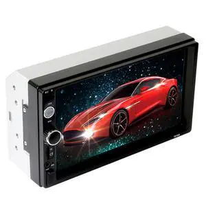 Fresh Fab Finds 7in Wireless Car MP5 Player 1080P FM USB AUX w/ Camera & Remote - Black One size Fresh Fab Finds 7in Wireless Car MP5 Player 1080P FM USB AUX w/ Camera & Remote - Black One size