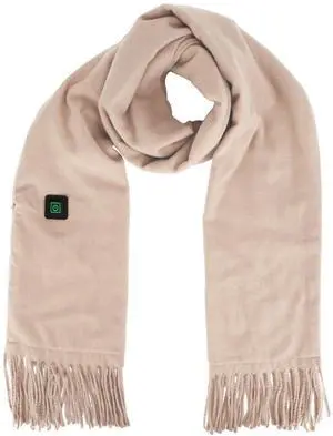 Fresh Fab Finds Electric Heated Winter Scarf USB Neck Wrap Shawl 3 Heating Modes Outdoor Cycling Skiing - Khaki One size