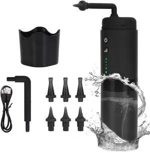 Fresh Fab Finds Ear Wax Water Flush Machine Electric Ear Washer Removal Kit 3 Modes 6 Tips USB Rechargeable - Black Fresh Fab Finds Ear Wax Water Flush Machine Electric Ear Washer Removal Kit 3 Modes 6 Tips USB Rechargeable - Black