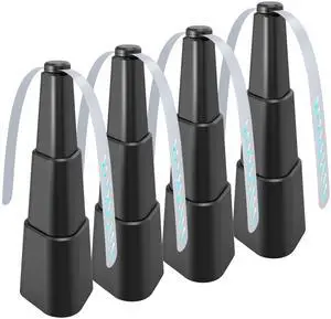 Fresh Fab Finds 4Pcs Battery Fly Repellent Fans Tabletop or Hanging for Party BBQ Picnic Camping - Black