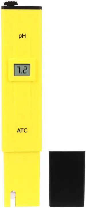 Fresh Fab Finds Digital PH Meter Handheld Water Quality Tester 0-14 PH w/ ATC - Yellow Fresh Fab Finds Digital PH Meter Handheld Water Quality Tester 0-14 PH w/ ATC - Yellow
