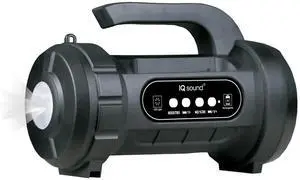 Supersonic 4" Bluetooth TWS Speaker with FM Radio & Flashlight - Black Supersonic 4" Bluetooth TWS Speaker with FM Radio & Flashlight - Black