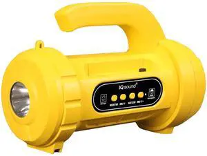 Supersonic 4" Bluetooth TWS Speaker with FM Radio & Flashlight - Yellow Supersonic 4" Bluetooth TWS Speaker with FM Radio & Flashlight - Yellow