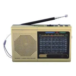 Supersonic 9 Band Radio With Bluetooth - Gold Supersonic 9 Band Radio With Bluetooth - Gold