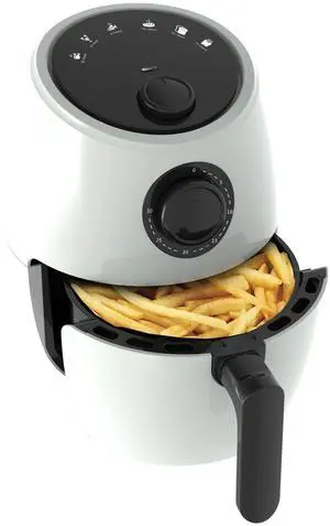 Supersonic National 2.1 Qt Mechanical Air Fryer with 6 Preset Cooking Functions - White Supersonic National 2.1 Qt Mechanical Air Fryer with 6 Preset Cooking Functions - White