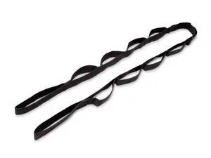 JupiterGear Multi-Loop Stretching Strap for Yoga, Pilates, Physical Therapy, Dance and Gymnastics - Black JupiterGear Multi-Loop Stretching Strap for Yoga, Pilates, Physical Therapy, Dance and Gymnastics - Black