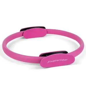 JupiterGear Pilates Resistance Ring for Strengthening Core Muscles and Improving Balance - Pink JupiterGear Pilates Resistance Ring for Strengthening Core Muscles and Improving Balance - Pink