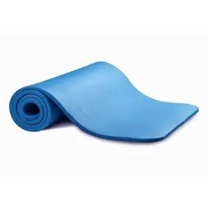 JupiterGear 0.3" Thick Yoga and Pilates Exercise Mat with Carrying Strap - Blue JupiterGear 0.3" Thick Yoga and Pilates Exercise Mat with Carrying Strap - Blue