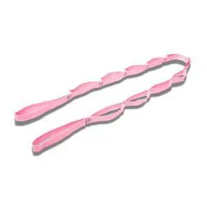 JupiterGear Multi-Loop Stretching Strap for Yoga, Pilates, Physical Therapy, Dance and Gymnastics - Pink JupiterGear Multi-Loop Stretching Strap for Yoga, Pilates, Physical Therapy, Dance and Gymnastics - Pink