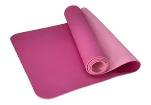 JupiterGear Eco Friendly Reversible Color Yoga Mat with Carrying Strap - TPE Non-Slip 72'' x 24'' x 1/4" - Pink JupiterGear Eco Friendly Reversible Color Yoga Mat with Carrying Strap - TPE Non-Slip 72'' x 24'' x 1/4" - Pink