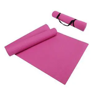 JupiterGear Performance Yoga Mat with Carrying Straps for Yoga, Pilates, and Floor Exercises - Pink JupiterGear Performance Yoga Mat with Carrying Straps for Yoga, Pilates, and Floor Exercises - Pink