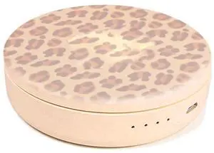 Compact Mirror With Portable Phone Charger - LEOPARD Compact Mirror With Portable Phone Charger - LEOPARD