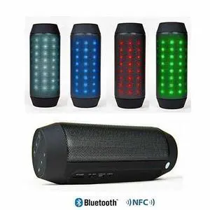 Vista Bluetooth NFC Rainbow LED Lights and Music Speaker with FM Radio - Black Vista Bluetooth NFC Rainbow LED Lights and Music Speaker with FM Radio - Black