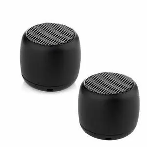 Vista Little Wonder Solo Stereo Multi Connect Bluetooth Speaker 2/Pak - BLACK Vista Little Wonder Solo Stereo Multi Connect Bluetooth Speaker 2/Pak - BLACK