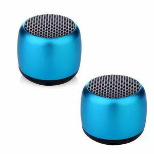 Vista Little Wonder Solo Stereo Multi Connect Bluetooth Speaker 2/Pak - METALLIC BLUE Vista Little Wonder Solo Stereo Multi Connect Bluetooth Speaker 2/Pak - METALLIC BLUE