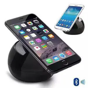 Vista Portable Stand And Bluetooth Speaker For Your Smartphone - Red Vista Portable Stand And Bluetooth Speaker For Your Smartphone - Red