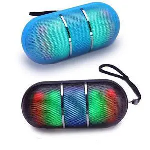 Dance With Me Portable Bluetooth Speaker With DISCO LED Lights - Blue Dance With Me Portable Bluetooth Speaker With DISCO LED Lights - Blue