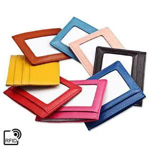 Vista Skinny Mini RFID Safe Universal Minimal Wallet - Red Vista Skinny Mini RFID Safe Universal Minimal Wallet - Red