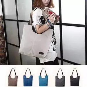 Vista NATURA Cotton Canvas Tote By Journey Collection - Brown Vista NATURA Cotton Canvas Tote By Journey Collection - Brown