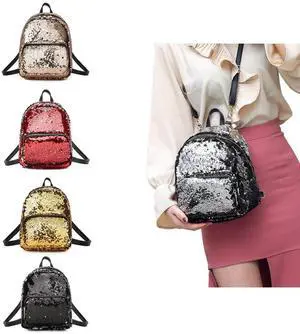 Vista Let it Twinkle Sequin Backpack Pretty and Practical - GOLD Vista Let it Twinkle Sequin Backpack Pretty and Practical - GOLD