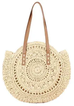 Vista Summery Vibes All Natural Hand Made Handbag - Ocean Blue Vista Summery Vibes All Natural Hand Made Handbag - Ocean Blue