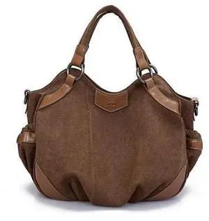 Vista Travel Town Canvas Shoulder Bag - Sea Blue Vista Travel Town Canvas Shoulder Bag - Sea Blue