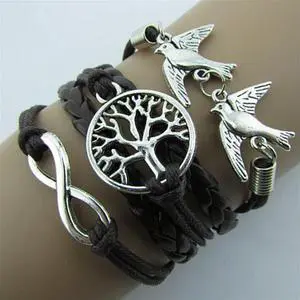 Vista LOVEY DOVEY Doves Of Infinite Love And Peace Bracelet - Brown Desert Vista LOVEY DOVEY Doves Of Infinite Love And Peace Bracelet - Brown Desert