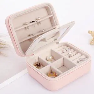 Vista Cool Jewels A Palm Sized Compact Jewelry Box - GRAY Vista Cool Jewels A Palm Sized Compact Jewelry Box - GRAY