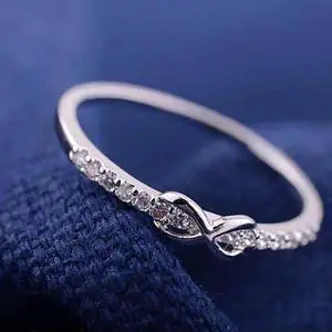 Vista Infinite Love Ring with parade of CZ Diamonds - Gold Vista Infinite Love Ring with parade of CZ Diamonds - Gold