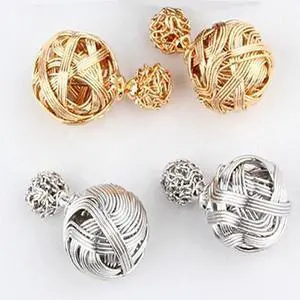 Vista Silken Threads - Modern Vintage Earrings - Gold Vista Silken Threads - Modern Vintage Earrings - Gold