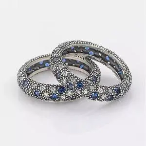 Vista Starry Night Ring With Sapphire Crystals - Sapphire Vista Starry Night Ring With Sapphire Crystals - Sapphire