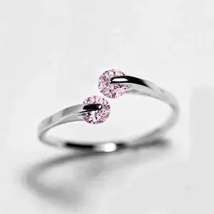 Vista Match Made in Heaven Rings in Rose Gold and Pink Diamond Crystals - Pink Vista Match Made in Heaven Rings in Rose Gold and Pink Diamond Crystals - Pink