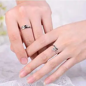 Vista We Belong Together - Set of 2 Rings in 925 Silver - Silver Vista We Belong Together - Set of 2 Rings in 925 Silver - Silver