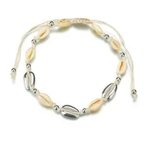 Vista Ocean And Earth Cowrie Shell Statement Necklace - Silver Vista Ocean And Earth Cowrie Shell Statement Necklace - Silver