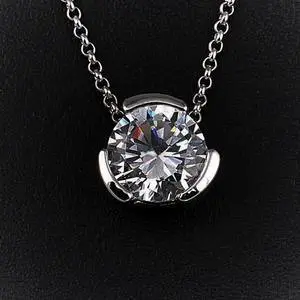 Vista The Sentry - Pendant for a 12 mm Round Precious Stone - Clear Diamond Vista The Sentry - Pendant for a 12 mm Round Precious Stone - Clear Diamond
