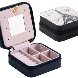 Vista French Connection Travel Jewelry Case - Black Vista French Connection Travel Jewelry Case - Black