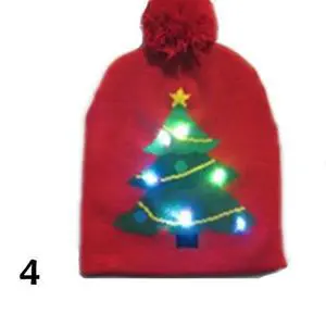 Vista Pom Pom Party Holiday Hats With LED Lights - Multicolor Vista Pom Pom Party Holiday Hats With LED Lights - Multicolor